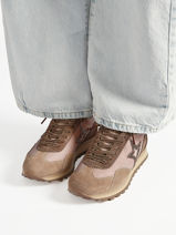 Platform Sneakers Cetti Pink women SRA-vue-porte