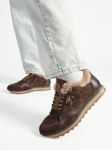 Sneakers Cetti Marron women SRA-vue-porte