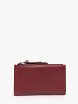 Wallet Leather Biba Red wallet VAW3L