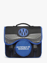 2-compartment Satchel Olympique de marseille Black om 26EO203A