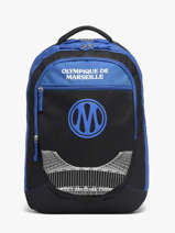 3-compartment Backpack Olympique de marseille Black om 26EO2043