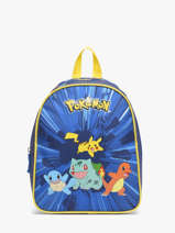 1 Compartment Backpack Pokemon Blue pokemon & friends 26FK201S