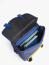 2-compartment Wheeled Satchel Pokemon Blue pokemon & friends 26KK203K-vue-porte