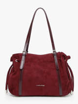 Sac Port� �paule Velvet Emma Polyester Lancaster Rouge velvet emma 97