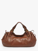 Shoulder Bag Icone Leather Gerard darel Brown icone DES01410