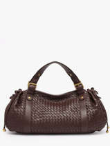 Shoulder Bag Tresse Leather Gerard darel Brown tresse DES01478