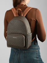 Backpack Michael kors Brown tanner T5GTNB2B-vue-porte