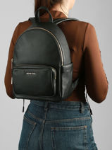 Backpack Leather Michael kors Black tanner T5GTNB2L-vue-porte