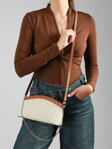 Sac Bandouli�re Athena Michael kors Beige athena S6G13C5B-vue-porte