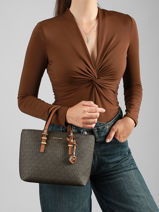 Sac Bandouli�re Quinn Michael kors Marron quinn S6GQNC0L-vue-porte