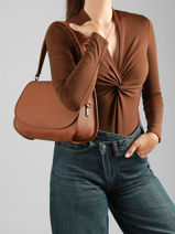 Sac Bandouli�re Holmes Cuir Michael kors Marron holmes T6AX3M2L-vue-porte