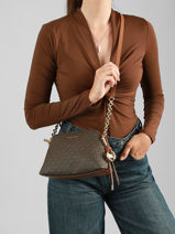 Sac Bandouli�re Freddie Michael kors Marron freddie T6GX4C1B-vue-porte