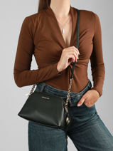 Sac Bandouli�re Freddie Cuir Michael kors Noir freddie T6GX4C1L-vue-porte