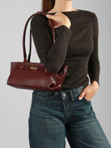 Baguette Caviar Cuir Milano Rouge caviar CA26067-vue-porte