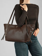 Shopping Bag Devon Guess Brown devon BG974523-vue-porte
