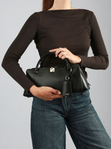 Shoulder Bag Audrey Guess Black audrey VG973406-vue-porte