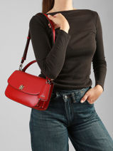 Shoulder Bag Audrey Guess Red audrey VG973421-vue-porte