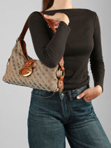 Shoulder Bag Camden Guess Brown camden JJ930818-vue-porte