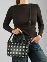 Shoulder Bag Frankie Guess Black frankie WG973605-vue-porte