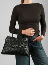 Satchel Maxine Guess Black maxine QG973306-vue-porte