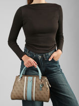 Sac Bandouli�re Noelle Guess Marron noelle BS967207-vue-porte