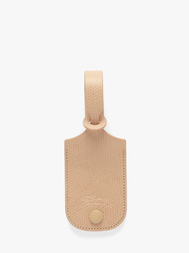 Longchamp Porte-cl�s cuir pliage one Etui passeport Beige