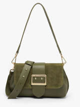 Satchel Velvet Caviar Leather Milano Green velvet caviar VC25114