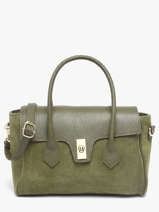 Sac Port� �paule Velvet Caviar Cuir Milano Vert velvet caviar VC26061