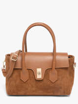 Sac Port� �paule Velvet Caviar Cuir Milano Marron velvet caviar VC26061