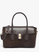 Shoulder Bag Velvet Caviar Leather Milano Brown velvet caviar VC26061