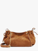 Sac Bandouli�re Studio Cuir Gerard darel Marron studio DES07400