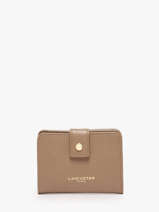Wallet Leather Lancaster Beige milano ana 3