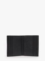 Card Holder Leather Lancaster Black milano ana 1-vue-porte