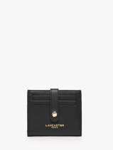 Porte-cartes Cuir Lancaster Noir milano ana 1