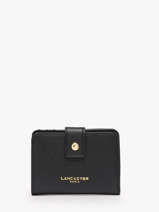 Wallet Leather Lancaster Black milano ana 3