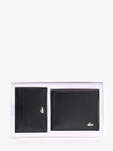 Wallet Leather Lacoste Black fg NH2505FG