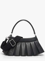 Shoulder Bag Lenglen Leather Lacoste Black lenglen NU5465DP