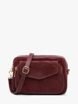 Shoulder Bag Velvet Caviar Leather Milano Violet velvet caviar VC25067