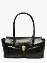 Baguette Shiny Sauvage Cuir Milano Noir shiny sauvage SS26063