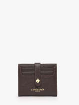 Card Holder Leather Lancaster Brown milano ana 1