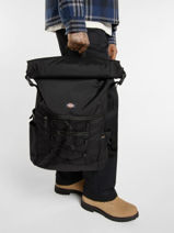 Sac � Dos Dickies Noir backpack DK0A87MX-vue-porte