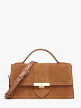 Crossbody Bag Suede Ily Leather Lancaster Beige suede ily 10