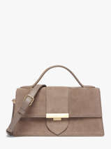 Sac Bandouli�re Suede Ily Cuir Lancaster Beige suede ily 10