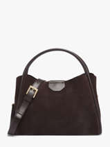 Satchel Suede Ida Leather Lancaster Brown suede ida 101