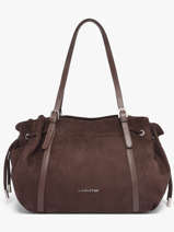 Shoulder Bag Velvet Emma Lancaster Brown velvet emma 97