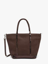 Sac Bandouli�re Cabas Cuir Cuir Vanessa bruno Marron cabas cuir 8V40435