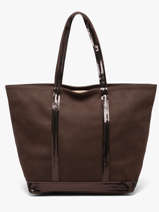 Shoulder Bag Cabas Cuir Leather Vanessa bruno Brown cabas cuir 8V40409