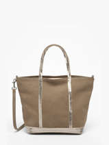 Sac Bandouli�re Cabas Cuir Cuir Vanessa bruno Beige cabas cuir 8V40435