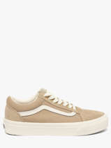 Sneakers In Leather Vans Beige women EDY4MG1