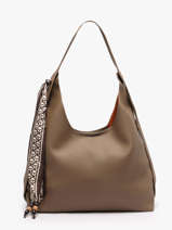 Shoulder Bag New Grained Gallantry Brown new grained R2053